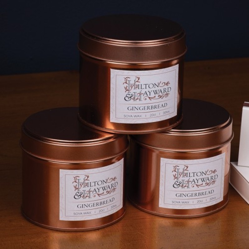 100% Natural Vegan Wax Candles - Gingerbread 