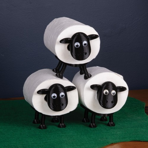 The Hilton & Hayward Sheep Loo Roll Holder
