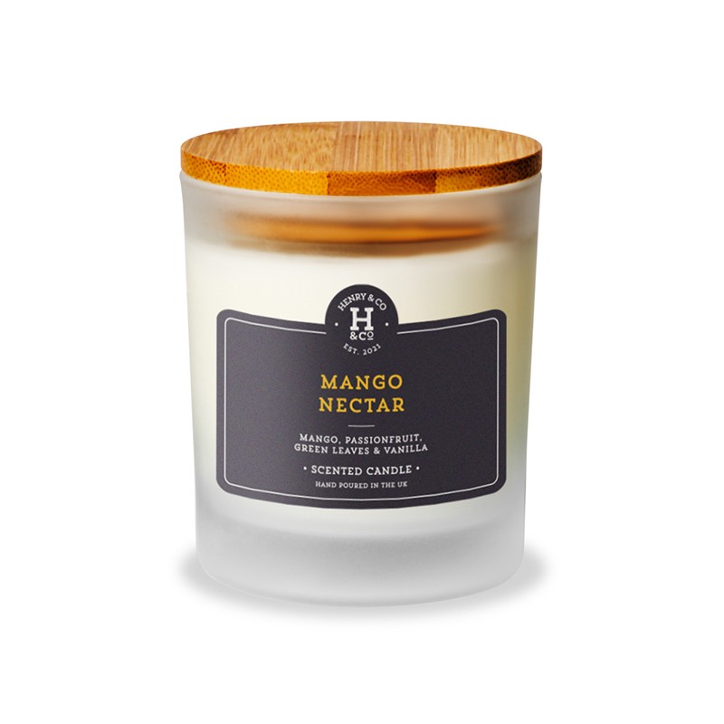 Mango Nectar Scented Candle and Coaster 